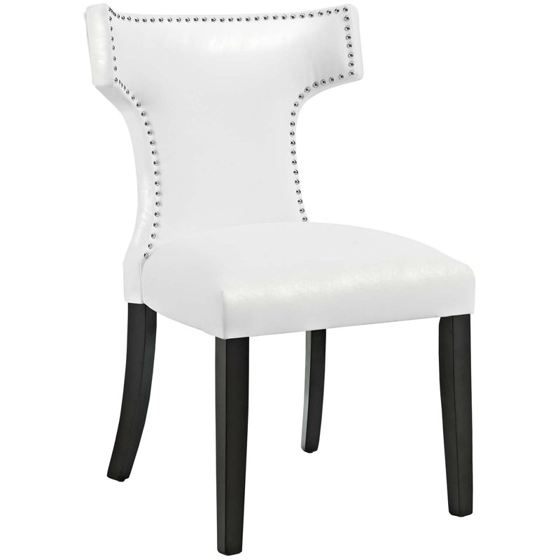 Curve Dining Chair in White, White