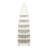 Inessa 25 - Bottle Solid Wood Wine Bottle Rack in White