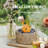 Round TerraFab Tabletop Fire Bowl