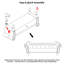 Banc de rangement en chenille 49,6 po Elisama-904300730