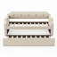 Upholstered daybed with trundle, wood slat support,upholstered frame sofa bed-44167177