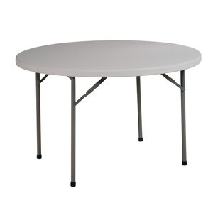 48" Plastic Circular Folding Table