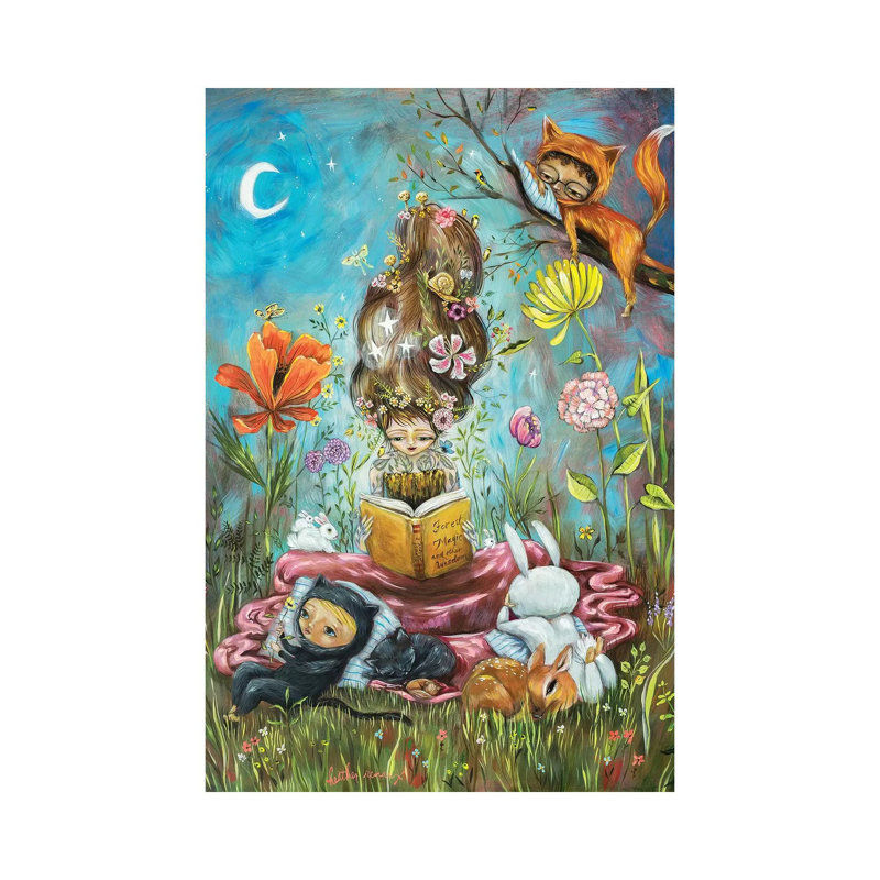 «Forest Magic» - Impression sur toile tendue, H 26 po x l 18 po x 1,5 po