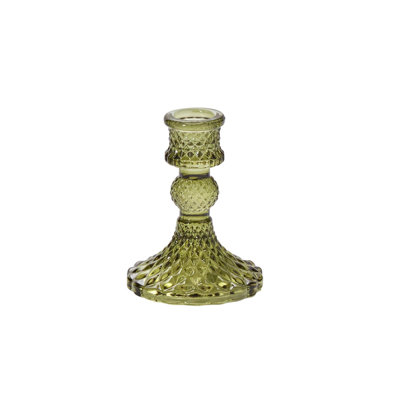 Bougeoir de table en verre Eliana Samira