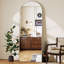 Arched Aluminium Framed Freestanding Full Length Mirror Wall Mirror-490822180-490822203