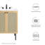 Base de meuble-lavabo simple 23,5 po Modway-93811851
