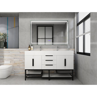 Meuble-lavabo sur pied simple 60 po Jessica