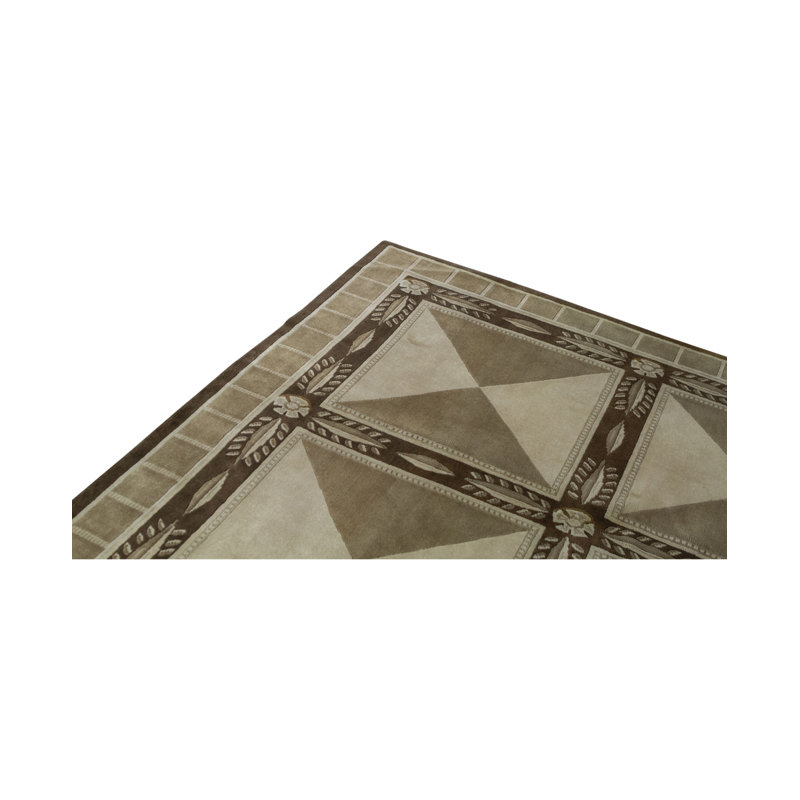 Himalayan Wool Geometric Area Rug