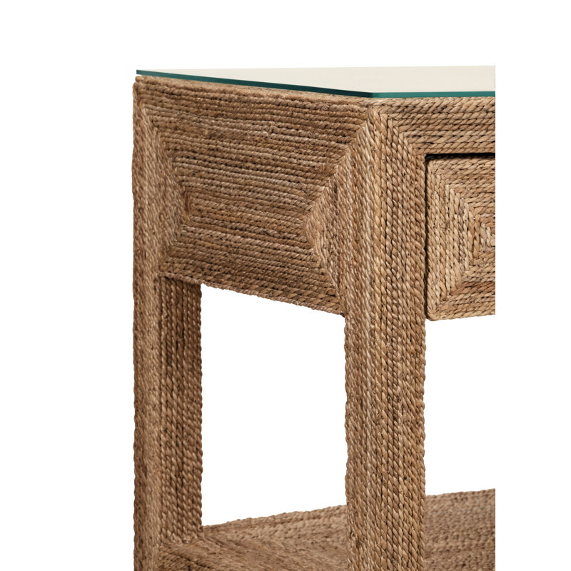 68'' W Glass Console Table