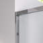 Porte de douche coulissante en aluminium de 74 po de hauteur avec installation réversible, poignée en acier inoxydable, imperméable et sécuritaire dans la salle de bain 56 - Quincaillerie double de 60 po x 74 po, rouille