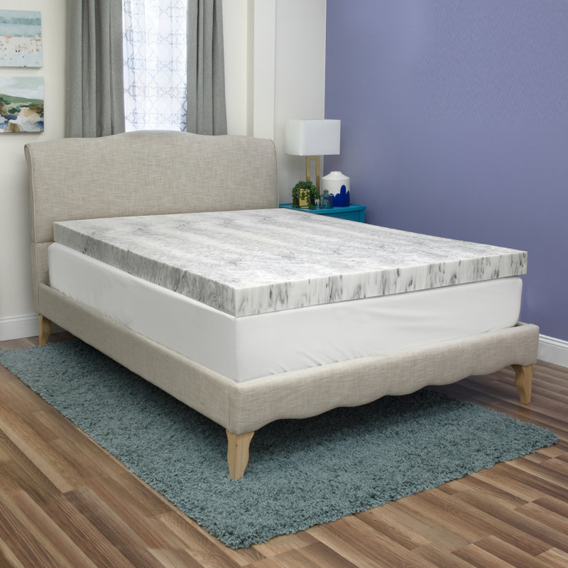 4'' Memory Foam Mattress Topper, Queen