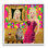 Célèbre chanteur de campagne blond, motif abstrait de jeu amusant par Lynnda Takos - impression