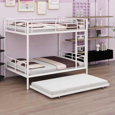 Metal Bunk Bed With Trundle
