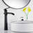 Single-handle Bathroom Faucet with Drain Assembly-70635628