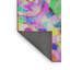 Tapis motif rose/vert/jaune-1370666636