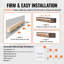 Ebern Designs 72" Floating Fireplace Mantel-326846355