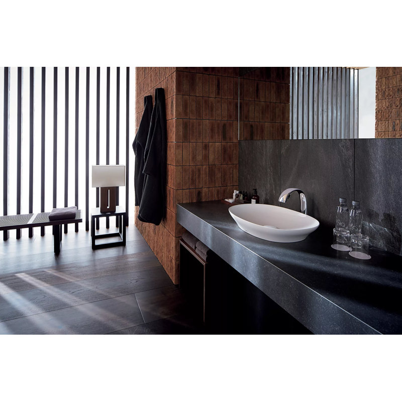 TOTO® Kiwami® Oval 24 Inch Vessel Bathroom Sink, Matte Black