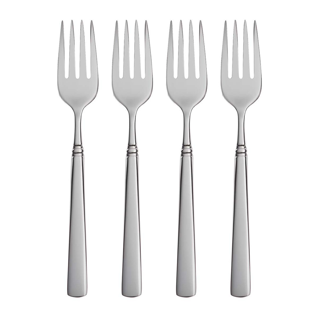 Oneida Easton Flatware Salad Forks, 18/10 Stainless Steel (Set of 4) Oneida