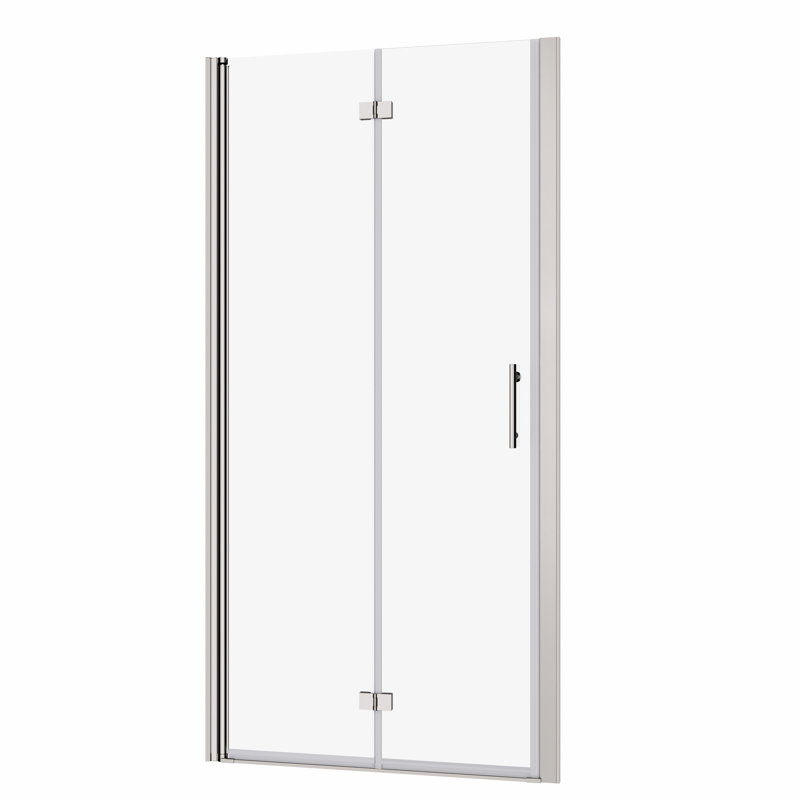 1/4" Tempered Glass Universal Pivot Shower Door - 1 3/8" Adjustable, 36000 Times Assessed For Smooth Rotation And Leakage, , Aluminium Alloy Adjustment, Checked, Leak, System,