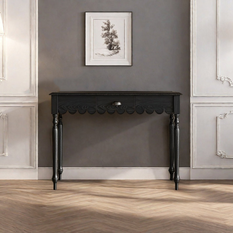 Console rétro minimaliste, H 34,65 po x l 51,18 po x P 15,75 po