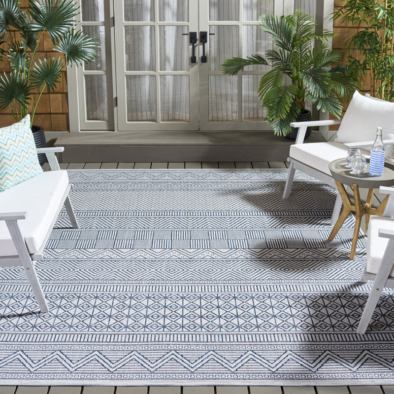Seibold Performance Southwestern Indoor/Outdoor Area Rug, Rectangle 8' x 10'