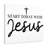 Start Today With Jesus - Wrapped Canvas Print