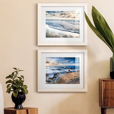 Endless Horizon - Ensemble de 2 cadres photo sur papier