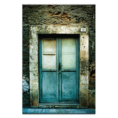 Doors Of Italy - Doppie Porte by Joe Vittorio - Wrapped Canvas Print