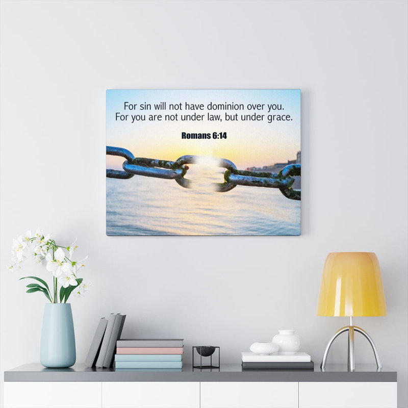 Trust Under Grace - Wrapped Canvas Print, 30cm H x 41cm W