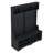Modern Hallway Hall Tree With Metal Hooks And Storage Space, Multi-Functional Entryway Coat Rack With Shoe Cubbies, Black-388405772