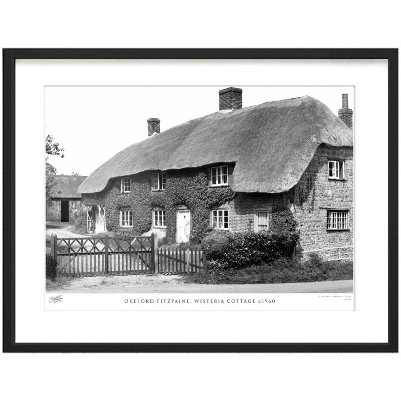 Okeford Fitzpaine, Wisteria Cottage C1960 by Francis Frith - Single Picture Frame Print, 40cm H x 50cm W x 2.3cm D