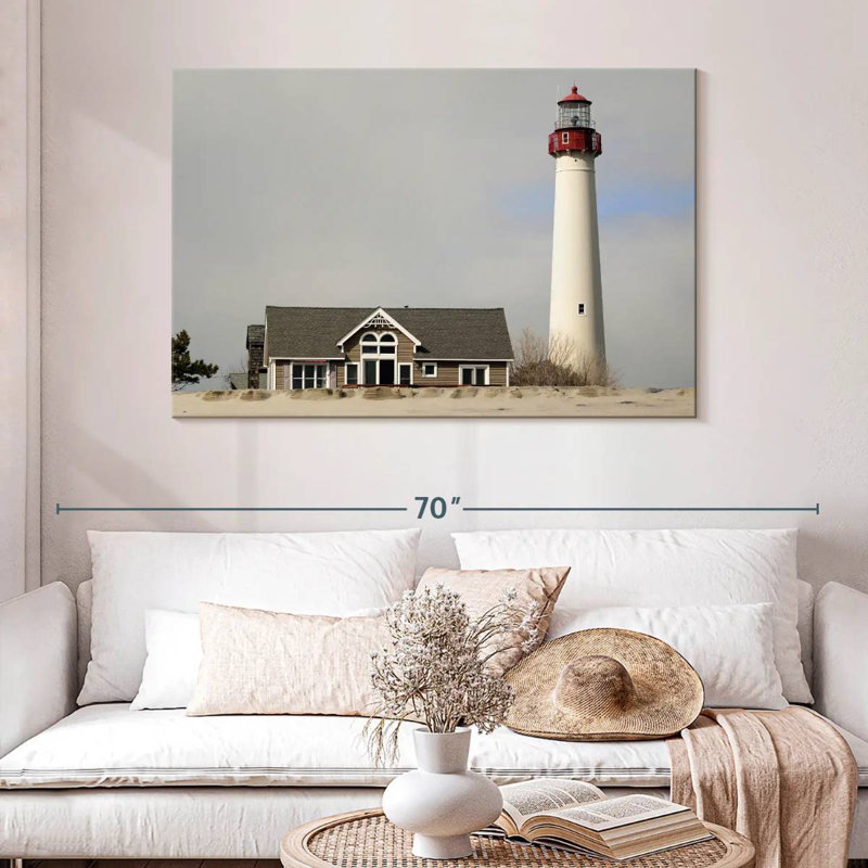 Cape may lighthouse Aletra, H 20 po x l 30 po