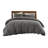 3PCS Full/Queen Waffle Washed Duvet Set-130784341