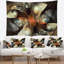 Tapisserie d'illustration brune fractale Abstract-28504175