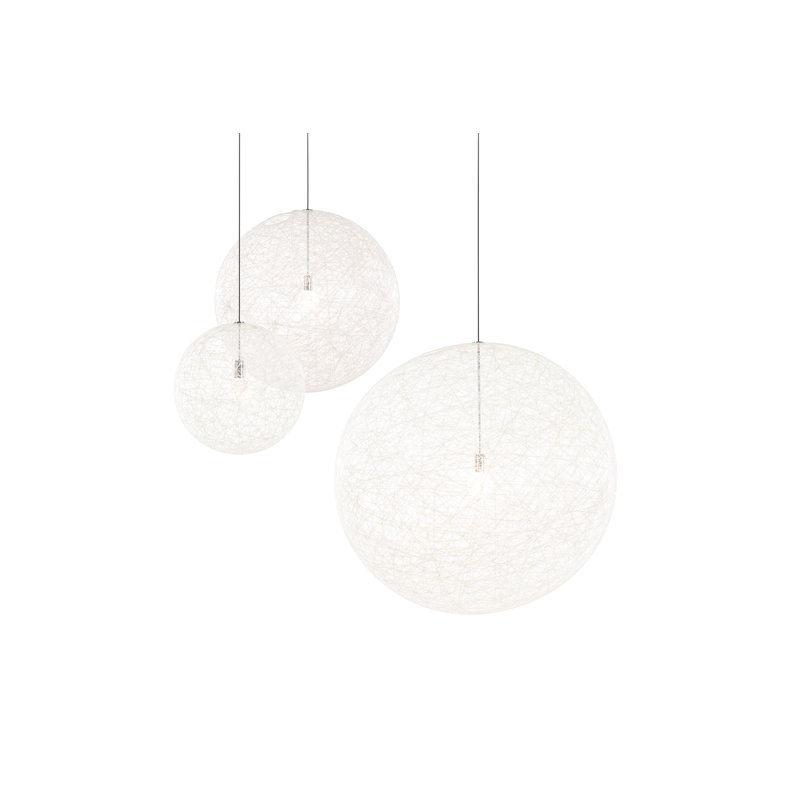 Random II 1 - Light Pendant, Medium, 4 meters, White