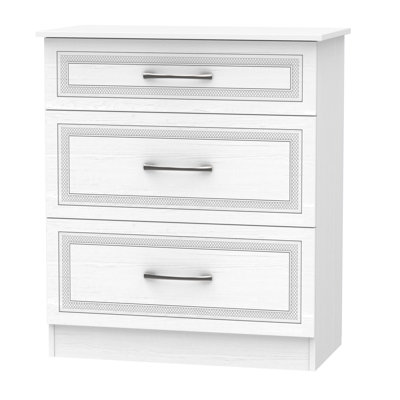 Fully Assembled Hawthorn 3 Drawer Chest