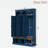 Farmhouse Arched Design Hall Tree With 3 Hidden Storage, 5 Hooks, Compartments Amd Bench-1185560736