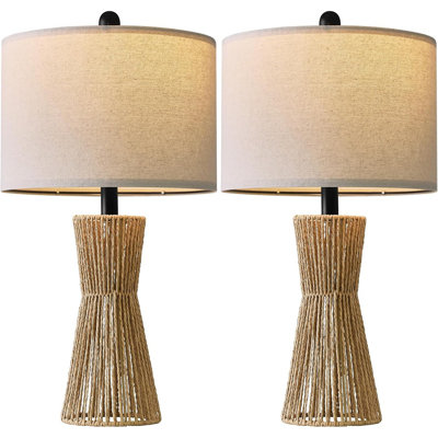 Ensemble de 2 lampes de table 22,5 "pour le salon, ensemble de 2 lampes ...