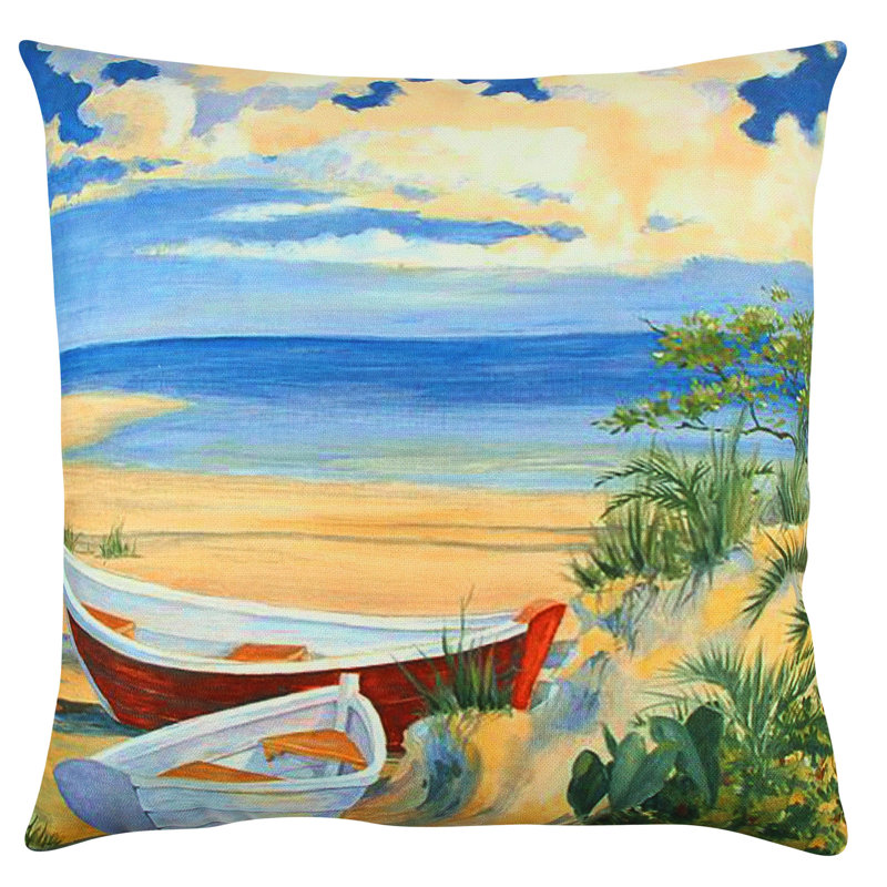 Coussin lavable de qualité supérieure, 17,0 x 17,0 pouces, 50% coton / 50% polyester, rembourrage en silicone, fermeture à glissière dissimulée | Doux, confortable et repassable | Parfait pour la décoration intérieure, le salon et la chambre à cou