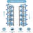 Medau 53" H x 13" W x 13" D Storage Rack-1127037325