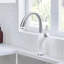 Robinet de cuisine à double jet Artona - Acier inoxydable / blanc-319513287-319513295