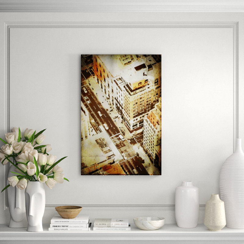 Streets Of New York I Print by Sofia Fox, 45" H x 30" W x 1.5" D, Glass Coat