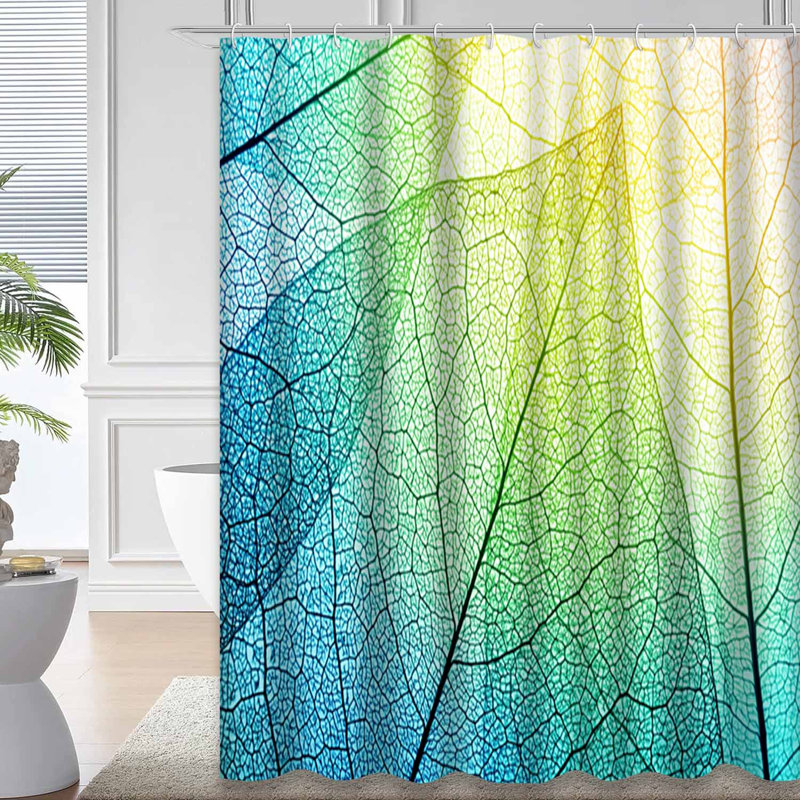 Rideau de douche Leaves Leaf, L 72 po x l 72 po