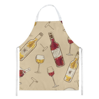 No Pattern Bib Apron