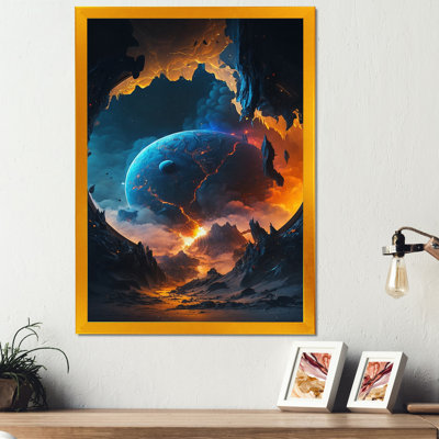 Planète fusion profonde I - reproduction sur toile