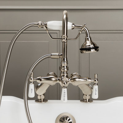 Deck Tub Spout with Diverter