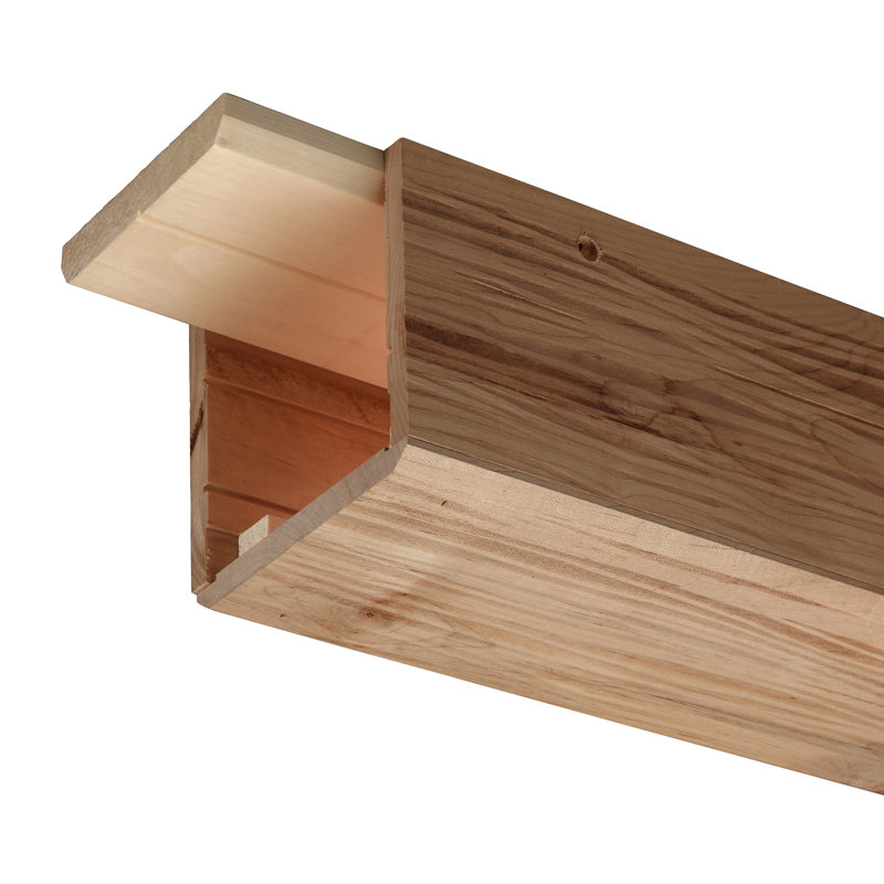 Rustic Unfinished Ambrosia Maple 8-Foot Decorative Beam