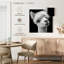 Crowle Monochrome Alpaca Head-111902677