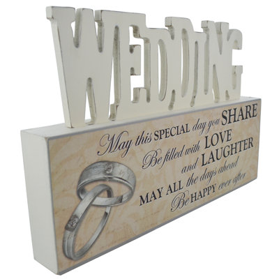 Text & Numbers Decorative Plaque / Box Sign