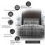 Soft Checked Duvet Cover Set with Pillowcases, Polycotton, Light weight Bedding-35845380-35845378